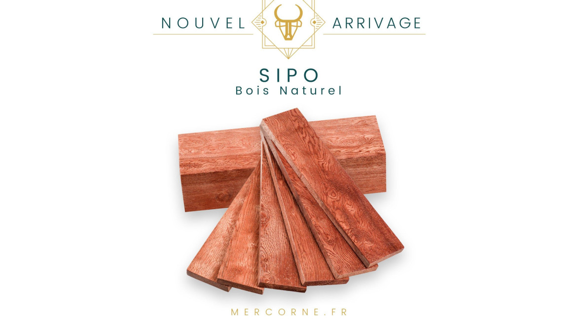 Sipo Nid de Guêpes : Bois Unique pour Coutellerie Artisanale